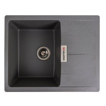 Гранітна мийка для кухні Valeso 6250 Zirkone матовий Сірий Мусон SP000047147 фото