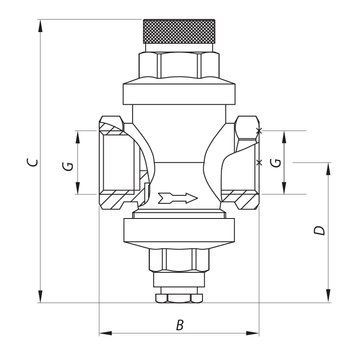 Редуктор тиску Koer KR.1252 1/2 "(KR2663) KR2663 фото