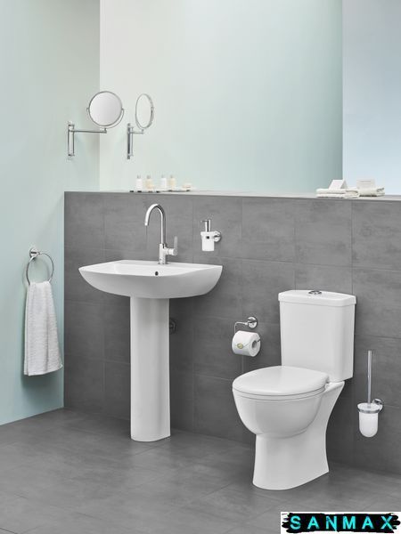 Туалетний йоржик у комплекті Grohe Bau Cosmopolitan Neutral (40463001) 40463001 фото