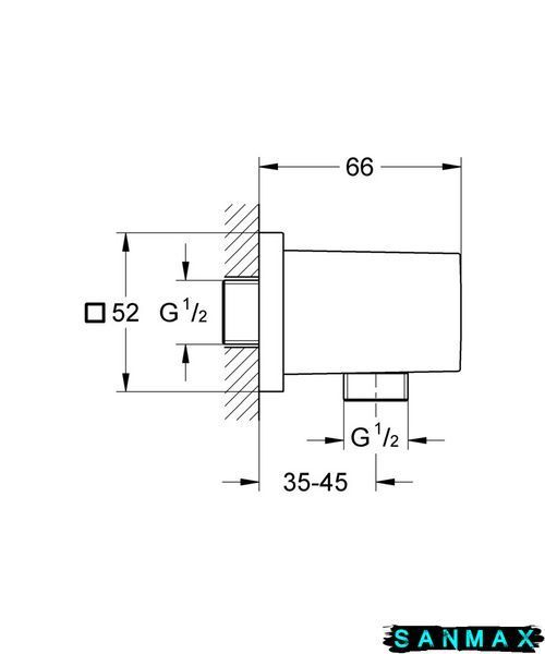 Шлангове підключення Grohe Euphoria Cube (27704000) 27704000 фото