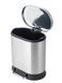Відро для сміття з плавним закриттям овальне Mixxus Premium Strong-TC0120 SS Color 20л колір наржавійка (MI7081) MI7081 фото 21