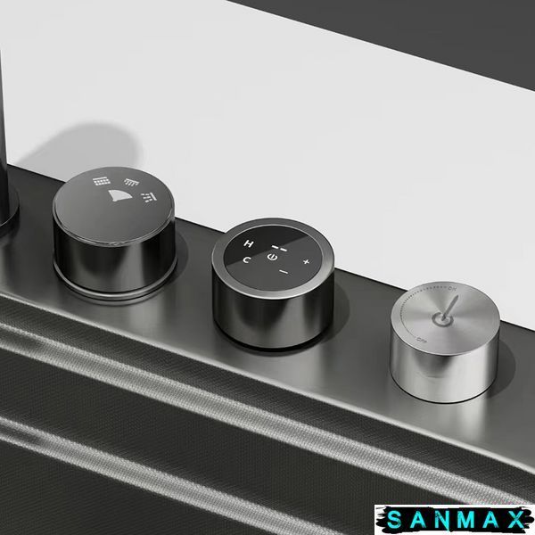 Кухонна інтегрована мийка Zerix ZH7548-Set-03 Nano-Чорний з вбудованим змішувачем (ZM5577) ZM5577 фото