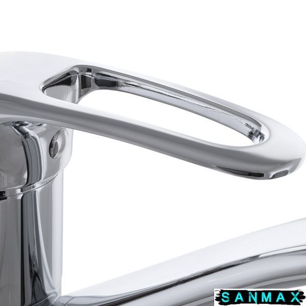 Змішувач для умивальника на гайці Haiba Cosmos 555 (15 см) (HB0794) HB0794 фото