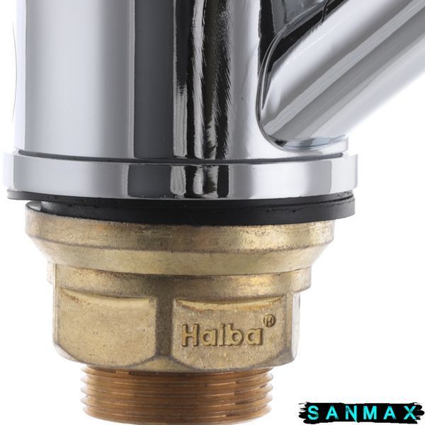 Змішувач для умивальника на гайці Haiba Cosmos 555 (15 см) (HB0794) HB0794 фото