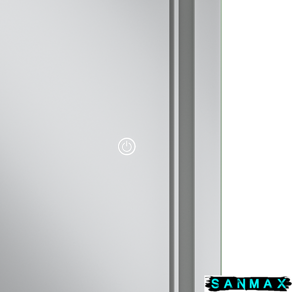 Дзеркало Mixxus Premium Quadro MR20-80x60-Reverse (Led Touch, Anti-fog, димер) (MP6619) MP6619 фото