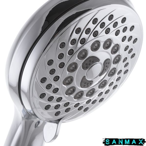 Лійка ручна для душу Storm SH-04-D10M5-Led (3 режими) Підсвітка Хром (ST0005) ST0005 фото