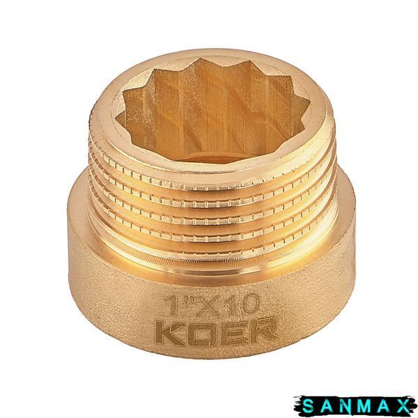 Подовжувач Koer KF.E10-10.WN - 1"-10мм без нікелю (KR5668) KR5668 фото