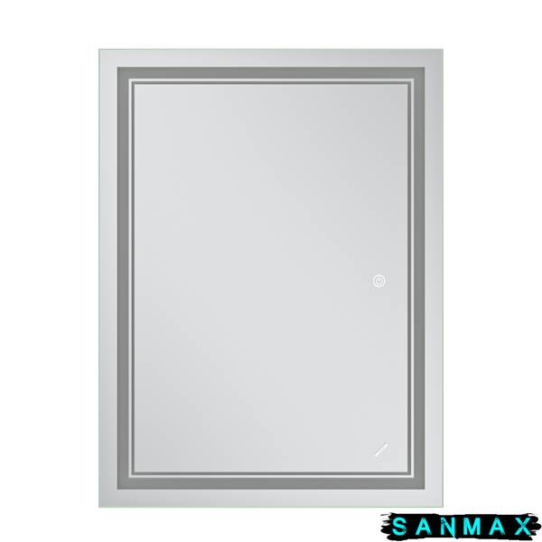 Дзеркало Mixxus Premium Quadro MR20-80x60-Reverse (Led Touch, Anti-fog, димер) (MP6619) MP6619 фото