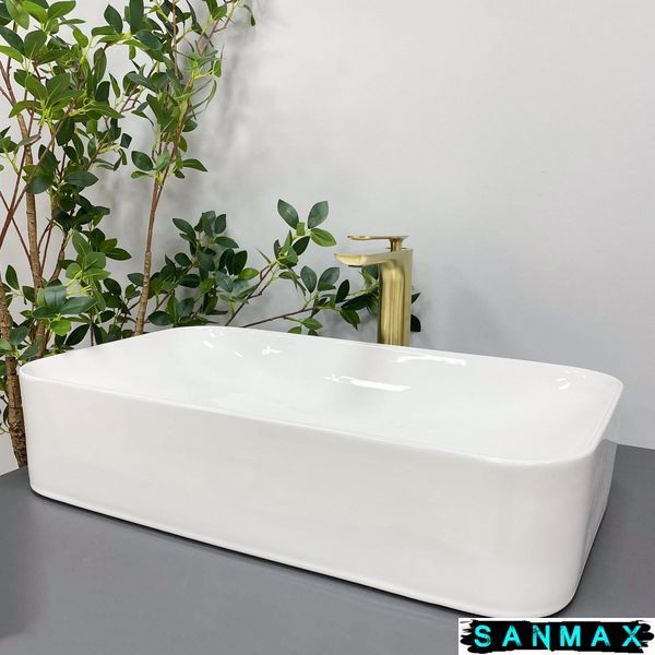 Умивальник накладний Vbi Trevi Білий VBI-012604 фото