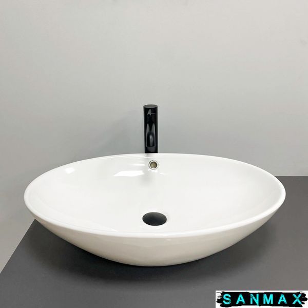 Умивальник накладний Vbi Оливкаlla Білий VBI-012902 фото