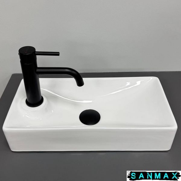Умивальник накладний Vbi Malvizzo R Білий VBI-015623 фото