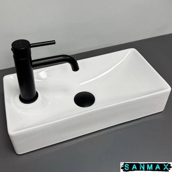 Умивальник накладний Vbi Malvizzo R Білий VBI-015623 фото