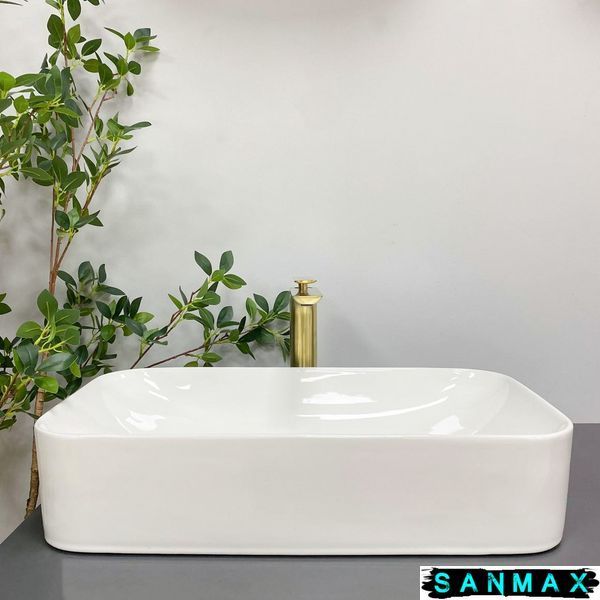 Умивальник накладний Vbi Trevi Білий VBI-012604 фото