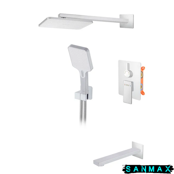 Вбудована душова система Haiba Gaudi 009 Inner Хром (HB9595) HB9595 фото