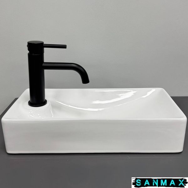 Умивальник накладний Vbi Malvizzo R Білий VBI-015623 фото
