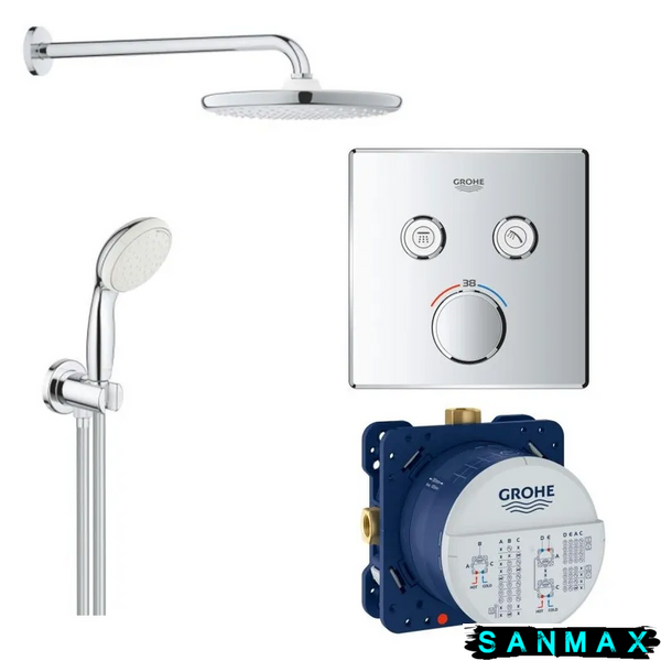 Душовий комплект Grohe Grohtherm SmartControl з New Tempesta 250 (UA26416SC1) UA26416SC1 фото