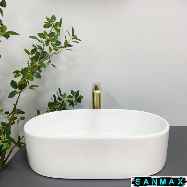 Умивальник (раковина) VBI AVERSA WHITE накладний VBI-014200 фото