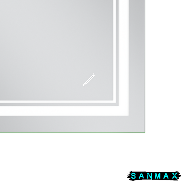 Дзеркало Mixxus Premium Quadro MR20-80x60-Reverse (Led Touch, Anti-fog, димер) (MP6619) MP6619 фото