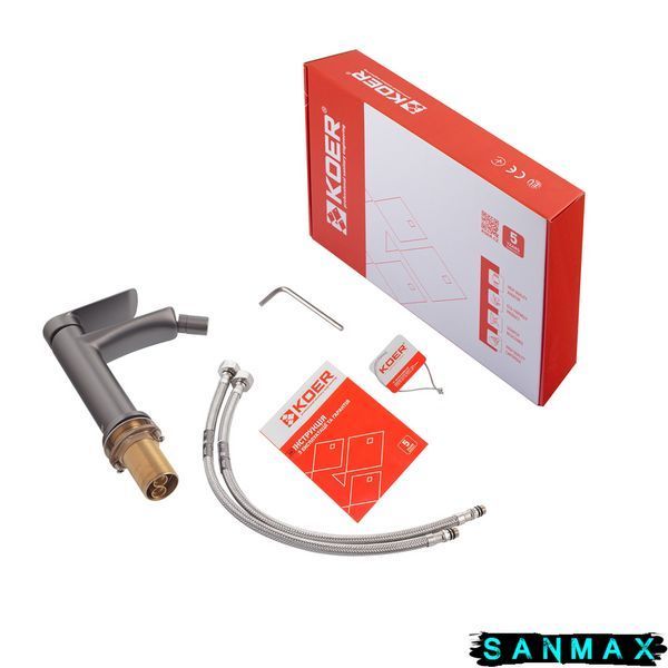 Змішувач для біде Koer KB-20028-07 Графіт (KR5304) KR5304 фото