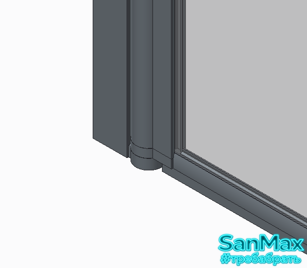 Шторки скляні на ванну Koer SR BS01-80x140-TR-01 прозоре скло 6мм, хром (KR5400) KR5400 фото