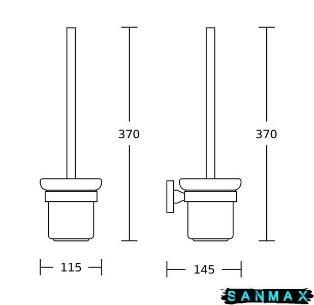Йоржик для унітазу Vbi Venus Золотий Vbi-040010GL фото