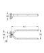 Подвійний тримач для рушників Grohe Selection (41059000) 41059000 фото 3