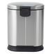 Відро для сміття з плавним закриттям овальне Mixxus Premium Strong-TC0120 SS Color 20л колір наржавійка (MI7081) MI7081 фото 9