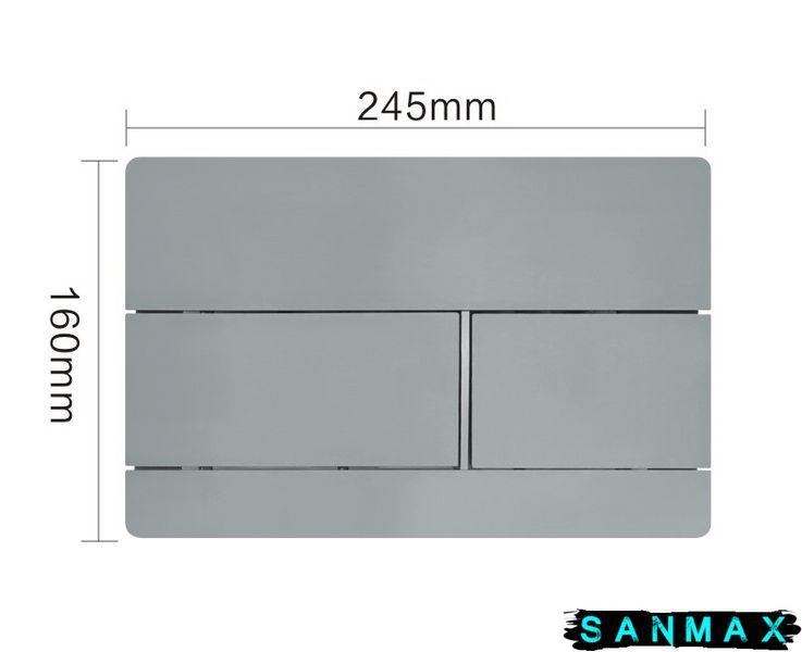 KVADRO M панель змиву polished aluminum 2364510758 фото