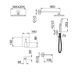 Вбудована душова система Haiba Gaudi 009 Inner Хром (HB9595) HB9595 фото 1
