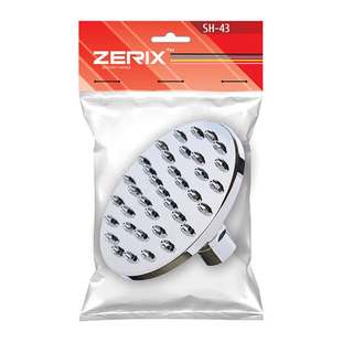 Лійка стельова для душу Zerix Sh-43 15 см Кругла Хром (ZX2854) ZX2854 фото