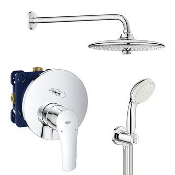 Вбудована душова система зі змішувачем Grohe Grohtherm SmartControl (UA34614SC4) UA34614SC4 фото
