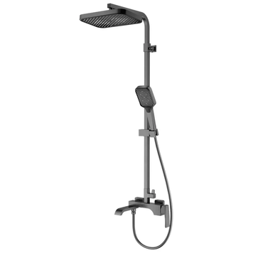Душова система зі змішувачем Koer KB-56037-07 3 функції Графіт (KR6002) KR6002 фото
