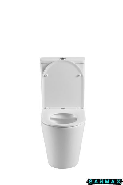 Унітаз-компакт Mixxus Premium Bevel-0402-R 670x390x880mm, система змиву Rimless (MP6474) MP6474 фото