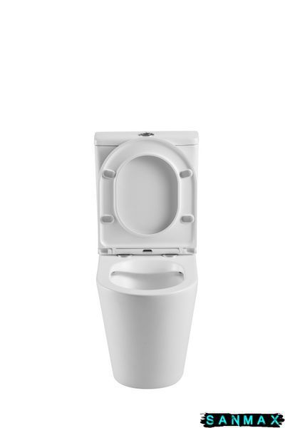 Унітаз-компакт Mixxus Premium Bevel-0402-R 670x390x880mm, система змиву Rimless (MP6474) MP6474 фото
