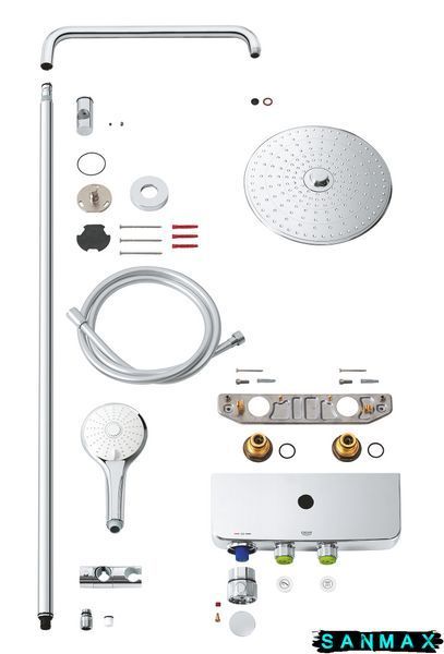 Душова система термостатична Grohe Euphoria SmartControl System (26509000) 26509000 фото