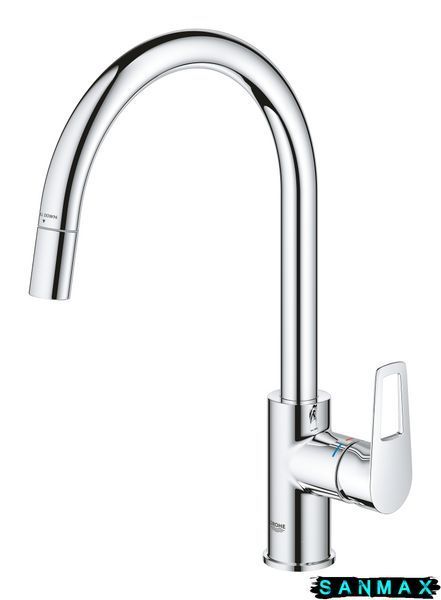Одноважільний змішувач для кухні Grohe BauLoop New (30543000) 30543000 фото