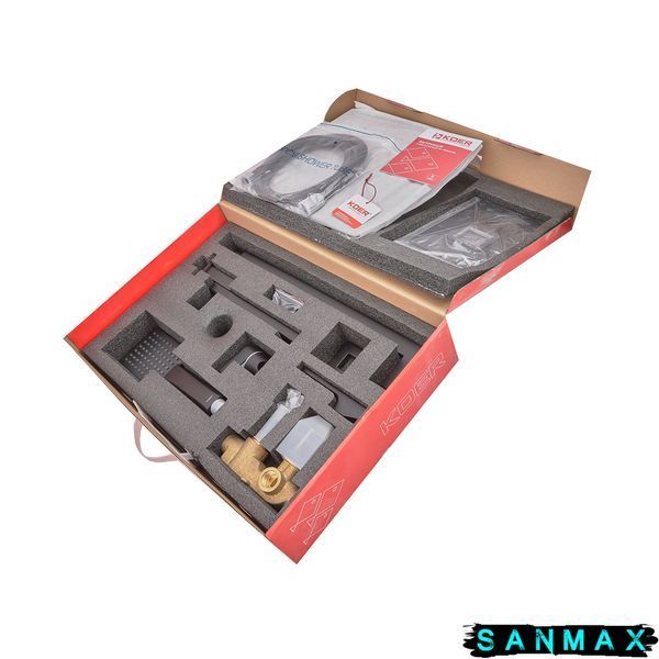 Вбудована душова система Koer KB-66009-05 Чорна (KR3509) KR3509 фото