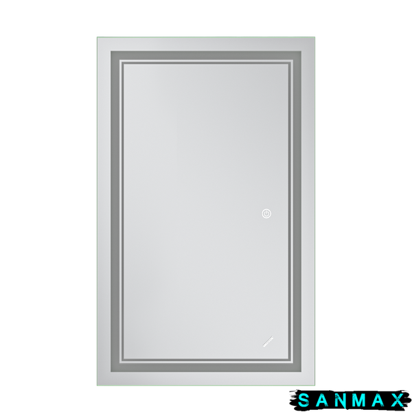 Дзеркало Mixxus Premium Quadro MR20-50x80-Reverse (Led Touch, Anti-fog, димер) (MP6620) MP6620 фото