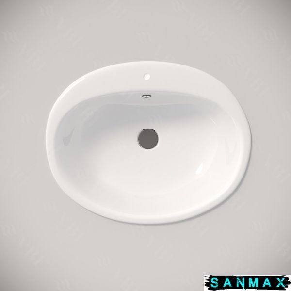 Умивальник врізний Vbi Salerno Білий VBI-018000 фото