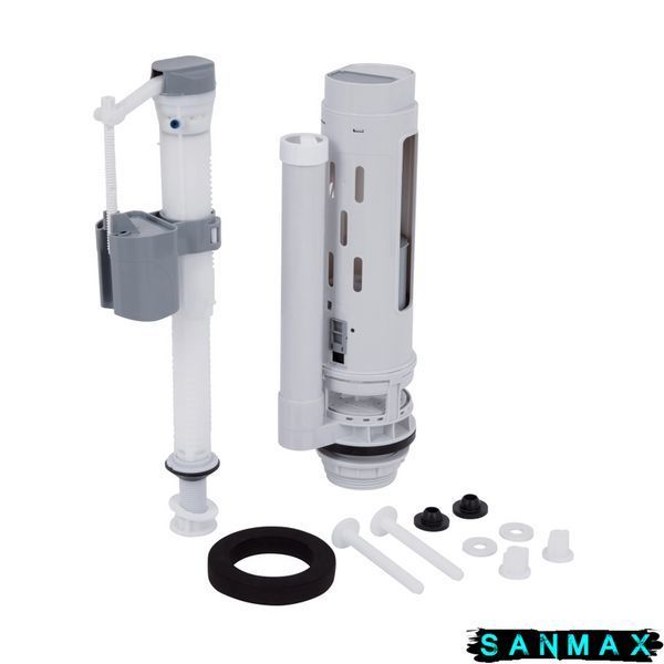 Бачок до унітазу-компакту Mixxus Wave-0405-R Tank 630х350х795 зі зливною арматурою (MI8336) MI8336 фото