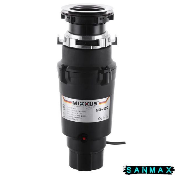 Подрібнювач харчових відходів Mixxus Gd-370 (MX0590) MX0590 фото