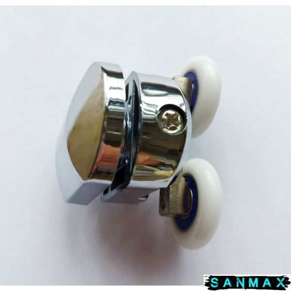Ролики для душових кабін подвійні колеса Mixxus Premium Rollers SCP05-1 Хром верхні (25mm для Divirse SC03) (MI8167) MI8167 фото
