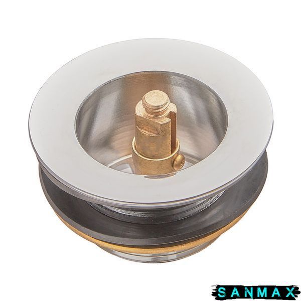 Донний клапан для ванни Koer PW-06-01 1 1/2 Хром (KR5799) KR5799 фото