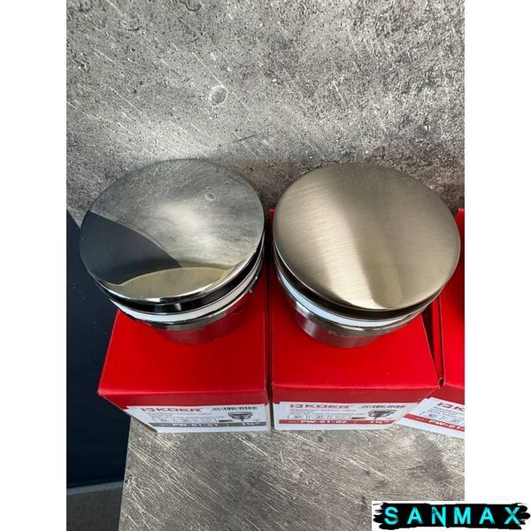 Донний клапан для умивальника універсальний Koer PW-01-01 Хром (KR3400) KR3400 фото
