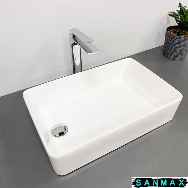 Умивальник накладний Vbi Velletri Білий VBI-015900 фото