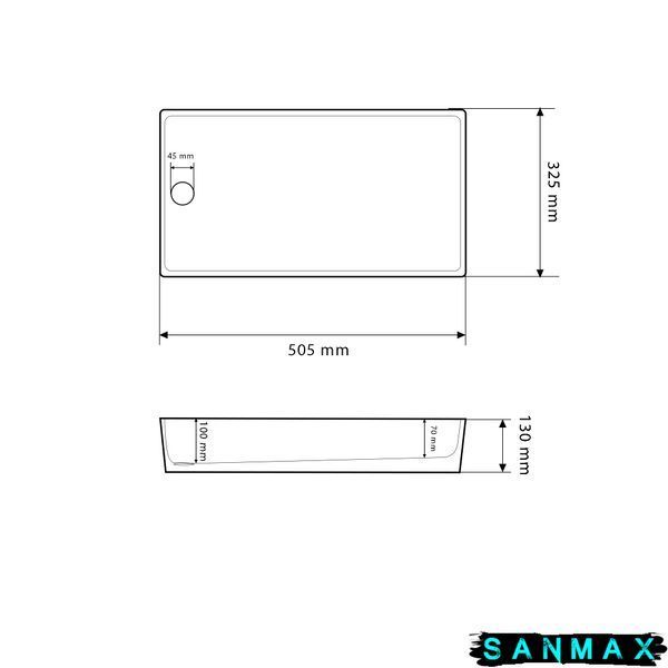 Умивальник накладний Vbi Velletri Білий VBI-015900 фото