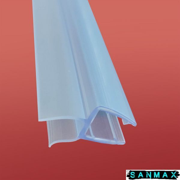 Шторки скляні на ванну Koer SR BS02-80x140-TR-01 прозоре скло 6мм, хром (KR5401) KR5401 фото