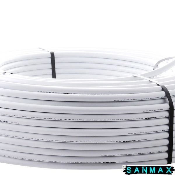 Труба металопластикова Koer Pert/Al/Pert 16*2,0 (Білий) Коробка (200 м) (KR3091) KR3091 фото