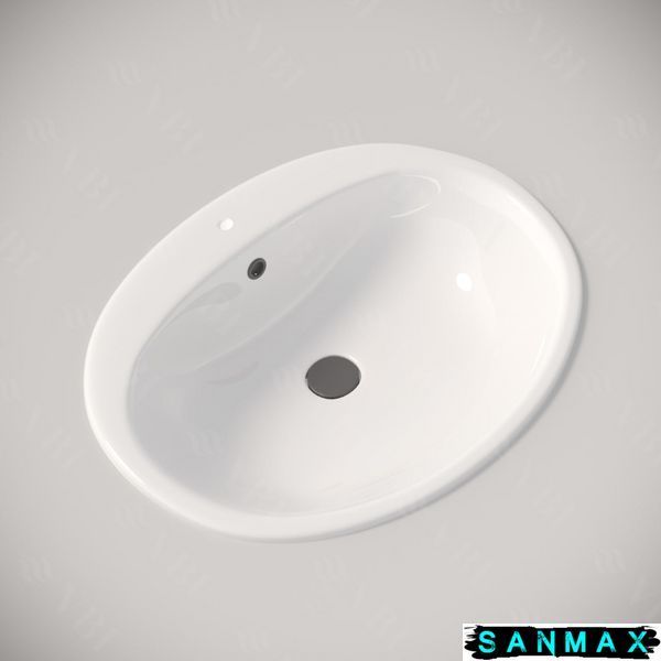 Умивальник врізний Vbi Salerno Білий VBI-018000 фото