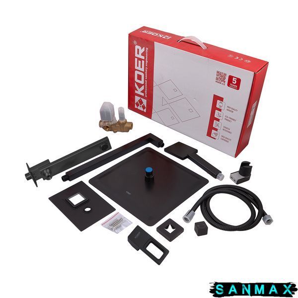Вбудована душова система Koer KB-66009-05 Чорна (KR3509) KR3509 фото